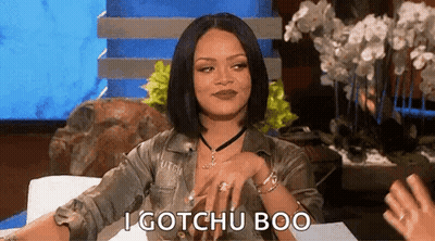 Woman On Couch Saying I Gotchu Boo GIF