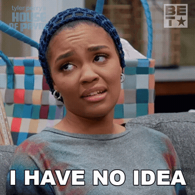 Woman On Couch Saying I Have No Idea GIF