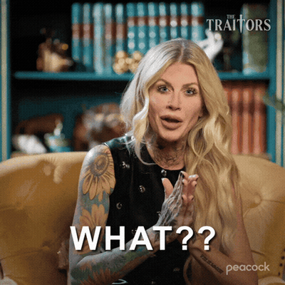 Woman On Couch Saying What GIF