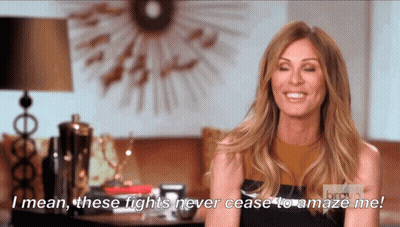 Woman On Couch Says I Mean These Fights Never Cease To Amaze Me GIF