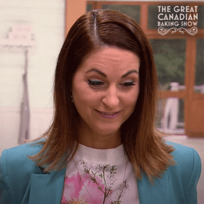 Woman On Great Canadian Baking Show Making Funny Face GIF