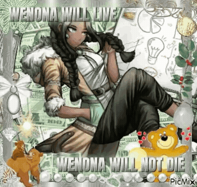 Woman On Money Pile Wenona Live Not Die GIF