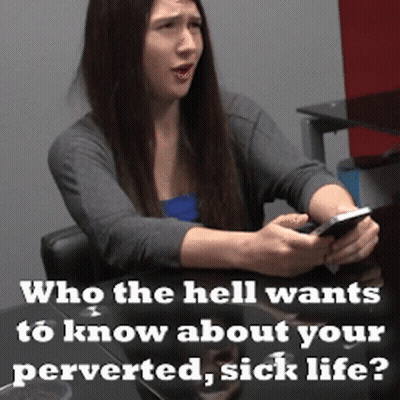 Woman On Phone Who The Hell Wants To Know GIF