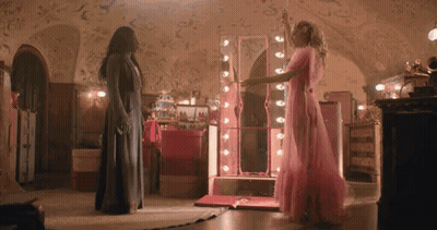 Woman On Red Carpet American Airlines Cadillac GIF