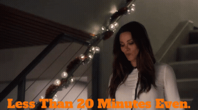 Woman On Stairs Less Than 20 Minutes Even GIF