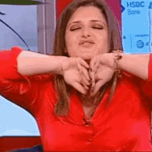 Woman Open Doors Mime GIF