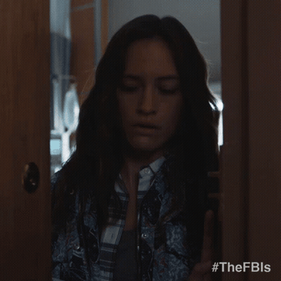 Woman Peeking From Behind Door #thefbls