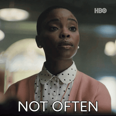 Woman Pink Sweater Polka Dot Shirt Says Not Often GIF
