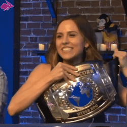 Woman Play Like A Champion To Get Belt GIF