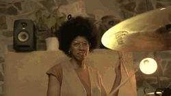 Woman Playing Ba Dum Tss GIF