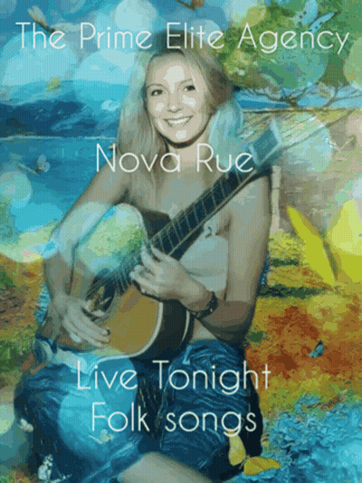 Woman Playing Guitar Live Tonight Folk Songs GIF
