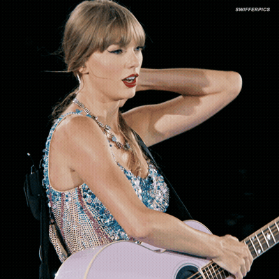 Woman Playing Guitar With Swifter Pics GIF