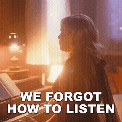 Woman Playing Piano We Forgot How To Listen GIF