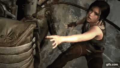 Woman Pointing And Holding Sword GIF