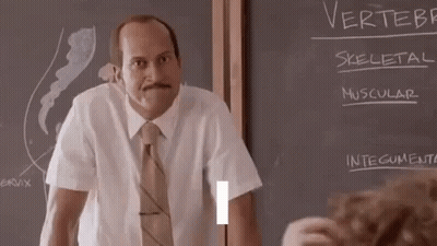 Woman Pointing At Blackboard Child Looks On GIF
