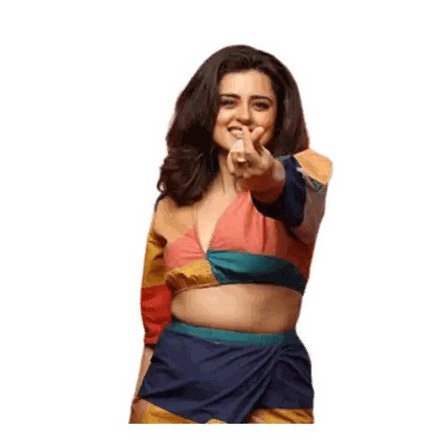 Woman Pointing At Camera All Hearts For You Sticker
