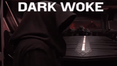 Woman Pointing Saying Stay Woke GIF