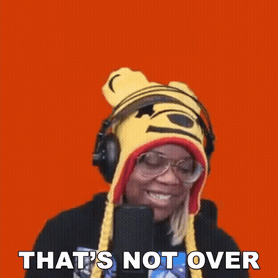 Woman Pooh Hat Headphones That's Not Over GIF