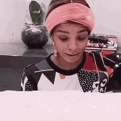 Woman Powder Punishment GIF