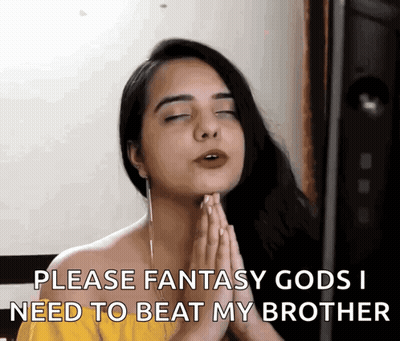 Woman Praying Please Fantasy Gods I Need To Beat My Brother GIF