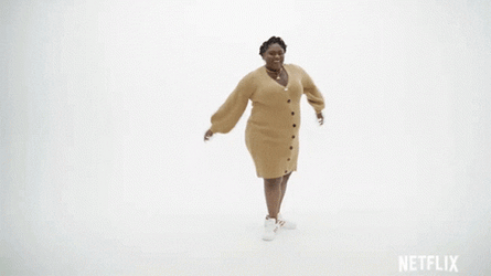 Woman Pregnant Belly Dancing It Out GIF