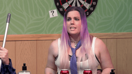 Woman Purple Hair Same Girl Yeah GIF