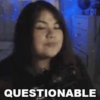 Woman Questionable Face GIF