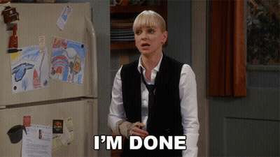 Woman Refrigerator Says I'm Done GIF