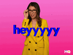 Woman Removing Eyeglasses Hey Handsome Reaction GIF