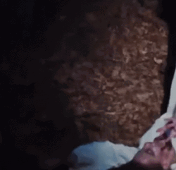 Woman Restless On The Ground Evil Dead GIF