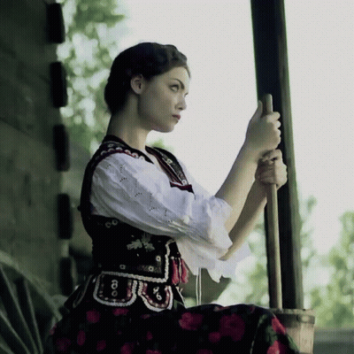 Woman Riding Unicorn Cat GIF