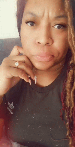 Woman Rolling Cross Eyed  GIF