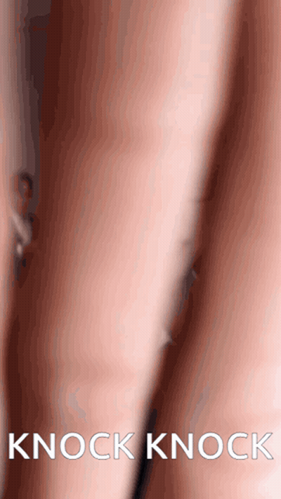 Woman's Arm With Knock Knock GIF