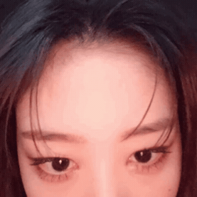 Woman's Eyes And Forehead GIF