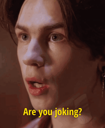Woman's Face Are You Joking Yellow GIF