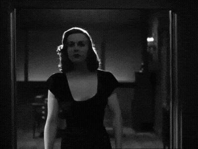 Woman's Face Black And White Photo GIF