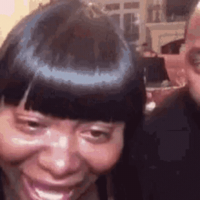 Woman's Face Close Up GIF