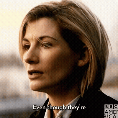 Woman's Face Close Up Even Though They're GIF