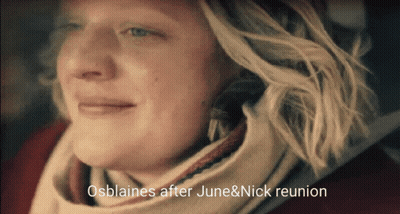 Woman's Face Close Up Osblaines After June & Nick Reunion GIF