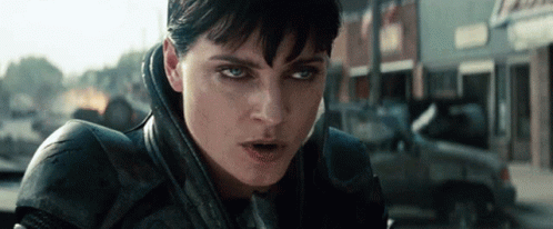 Woman's Face Close Up GIF