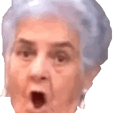 Woman's Face Close Up With Mouth Open Sticker