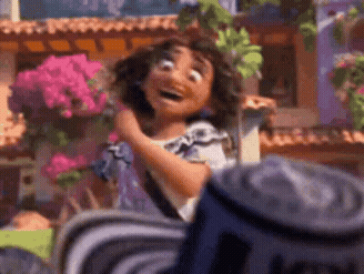 Woman's Face Close-Up With Netflix Logo GIF