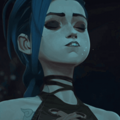 Woman's Face Close Up With P Tattoo GIF