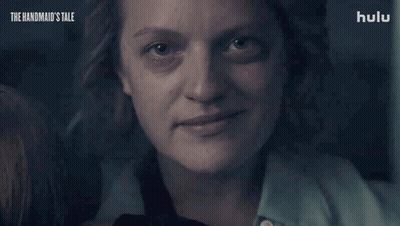Woman's Face Handmaid's Tale GIF