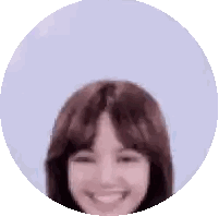 Woman's Face In Purple Circle Sticker