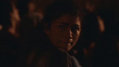 Woman's Face In The Dark GIF