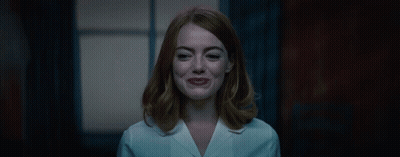 Woman's Face In White Shirt GIF