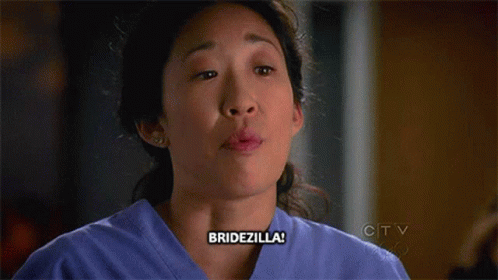Woman's Face With Bridezilla GIF