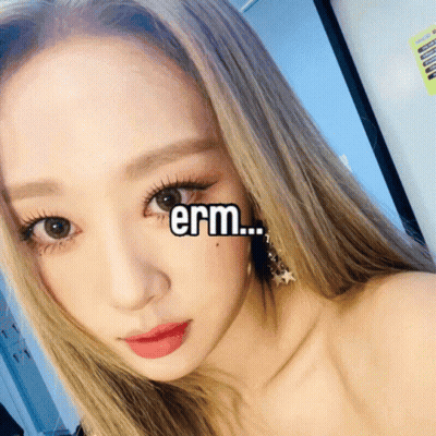 Woman's Face With Erm GIF
