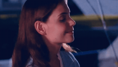 Woman's Face With Eyes Closed And Mouth Open GIF